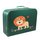 Kinderkoffer 45 cm dunkelgrün mit Löwe