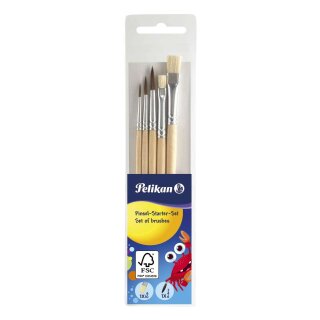 Pelikan® Pinsel Starter-Set Pi5/SB, sortiert