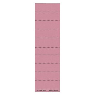 Leitz 1901 Blanko-Schildchen - Karton, 100 Stück, rot