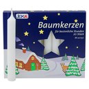2er Pack Baumkerzen weiß ca. 13 x 105 mm (2 x 20 Stück)