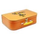 Kinderkoffer 45 cm orange mit Roboter