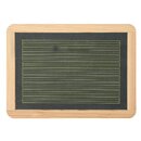 Schiefertafel Kreidetafel mit Linien ca. 30 x 22 cm inkl. 12er Set farbige Kreide