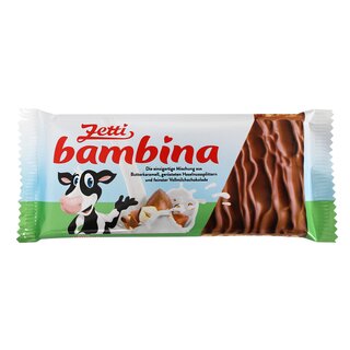 24er Pack Zetti Bambina Vollmilchschokolade (24 x 100 g)