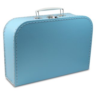 Kinderkoffer blau 30 cm inkl. 1 Reflektorbärchen