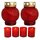 2er Pack Glasgrablampen rot inkl. 4er Pack Ersatzbrenner Nr. 2