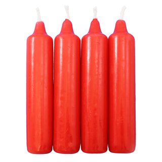 5er Pack Adventskerzen rot ca. 25 x 135 mm (5 x 4 Stück)
