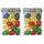 2er Pack Ostereier bunt sortiert ca. 6 cm (2 x 12 Stück)