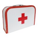 Arztkoffer (mit Borde) weiß mit rotem Kreuz 25 cm inkl. 1 Reflektorbärchen
