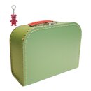 Kinderkoffer hellgrün 30 cm inkl. 1...