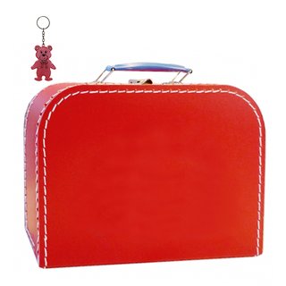 Kinderkoffer rot 35 cm inkl. 1 Reflektorbärchen