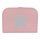 Kinderkoffer rosa mit Stern grau 30 cm inkl. 1 Reflektorbärchen