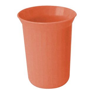 3er Set Trinkbecher (3 x 250 ml) pastell-orange