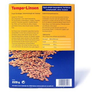 5er Pack Tempo Linsen (5 x 225 g)