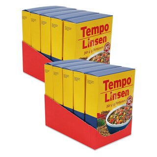 10er Pack Tempo Linsen (10 x 225 g)