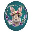 3er Set Bilderostereier Eier zum Befüllen "Floral Couture" 15 cm