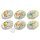 6er Set Bilderostereier Eier zum Befüllen "Beatrix Potter - Peter´s Adventures" 9 cm