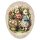 3er Set Bilderostereier Eier zum Befüllen "Familie Hase" 15 cm
