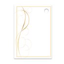 25er Pack Geschenkanhänger "Frohe Weihnachten" Laterne ca. 52 x 74 mm