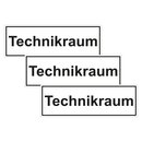 Türhinweisschild "Technikraum" 3er Pack...