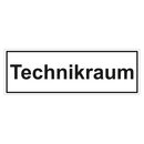 Türhinweisschild "Technikraum" 3er Pack Folie selbstklebend 297 x 100 mm