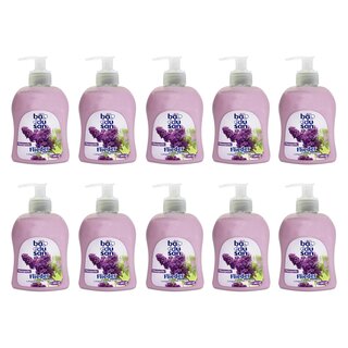 10er Pack badusan Flüssigseife Flieder 10 x 300 ml