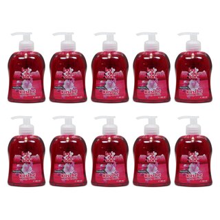 10er Pack badusan Flüssigseife Kirsche 10 x 300 ml