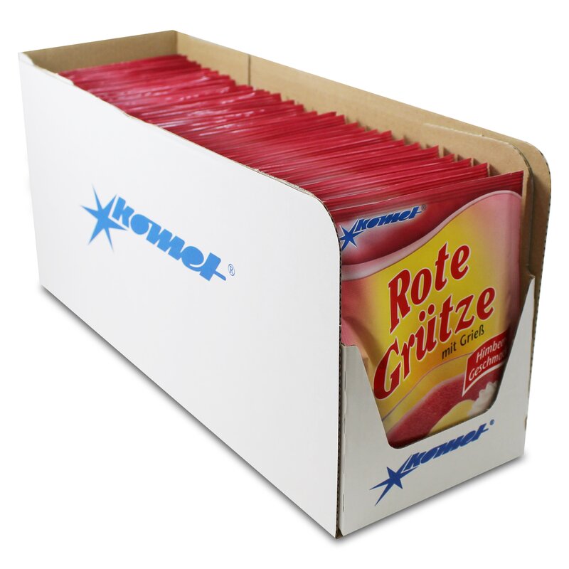 33er Pack Komet Rote Grütze Himbeer (33 x 50 g), 13,49