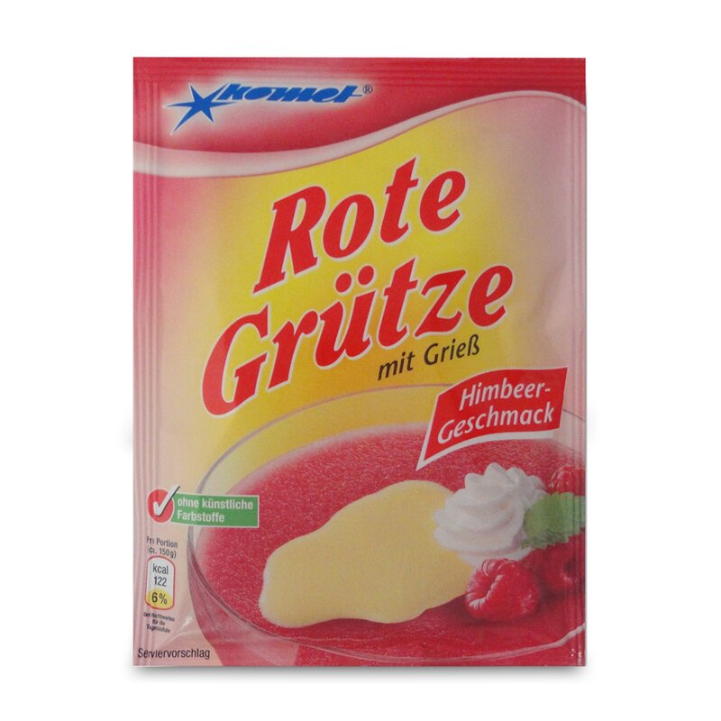 33er Pack Komet Rote Grütze Himbeer (33 x 50 g), 13,49