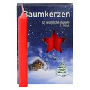 16er Pack Baumkerzen rot ca. 15 x 125 mm (16 x 12...