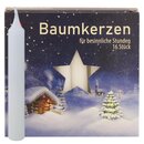 20er Pack Baumkerzen weiß ca. 14 x 110 mm (20 x 16 Stück)