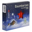 20er Pack Baumkerzen rot ca. 13 x 105 mm (20 x 20 Stück)