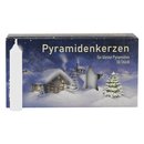 16er Pack Pyramidenkerzen klein, weiß ca. 14 x 74...