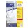 Avery Zweckform® L7160-40 Adress-Etiketten (A4, 840 Stück, 63,5 x 38,1 mm) 40 Blatt weiß
