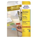Avery Zweckform® L6049-20 Farbige Etiketten, 25,4 x 10...