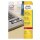 Avery Zweckform® L6012-20 Typenschild-Etiketten - A4, 200 Stück, 96 x 50,8 mm, wetterfest, 20 Blatt silber