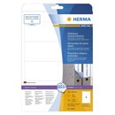 Herma 10160 Ordneretiketten A4 weiß 192x59 mm...