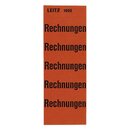 Leitz 1502 Inhaltsschild Rechnungen, selbstklebend, 100...