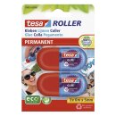 Tesa® 2x Mini Abroller Kleben ecoLogo - Einwegroller,...