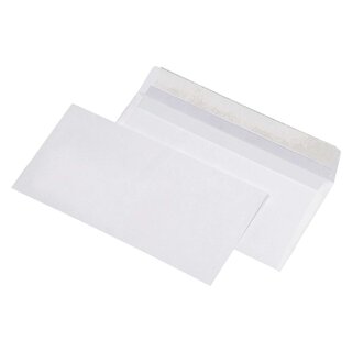 SUMO Briefumschläge Recycling - DIN lang (220x110 mm),ohne Fenster, haftklebend, 100g/qm, 100 Stück