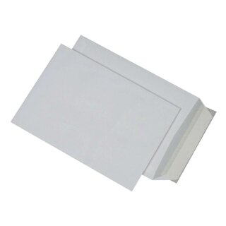 MAILmedia® Versandtaschen Recycling - B5, ohne Fenster, haftklebend, 90g/qm, weiß, 500 Stück