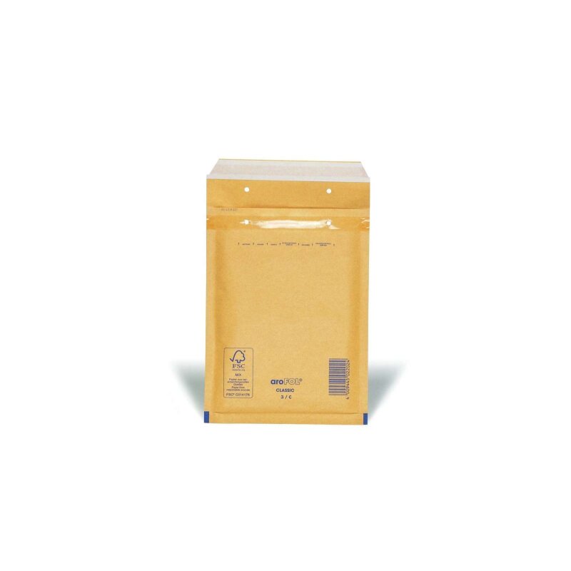 Sealed-Air Luftpolstertaschen Mail Lite für DIN C5, 220 x 260mm, Typ E, haftklebend, braun – Böttcher AG Sealed-Air Luftpolstertaschen Mail Lite für DIN C5, 220 x 260mm, Typ E, haftklebend, braun – Böttcher AG