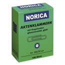 NORICA Aktenklammern mit Kugelenden - 50 mm glatt,...