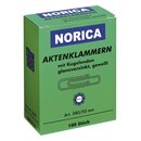 NORICA Aktenklammern mit Kugelenden - 50 mm gewellt,...