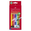 Faber-Castell Buntstift Radierbare - 12 Farben sortiert...