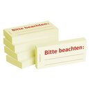 Haftnotizen "Bitte beachten" - 75 x 35 mm, 5x...