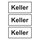 Türhinweisschild "Keller" 3er Pack Folie selbstklebend 200 x 100 mm
