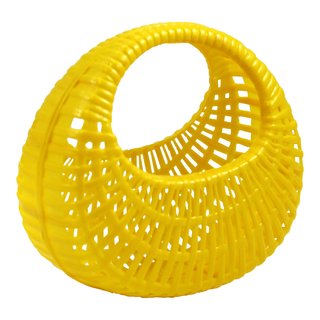 DDR Plastikkörbchen Plastikkorb gelb