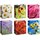 TSI 12er Pack Geschenktüte klein ca. 11 x 6,5 x 14 cm BLUMENMIX