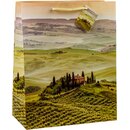 TSI 12er Pack Geschenktüte groß ca. 26 x 13,5 x 32 cm TOSKANA