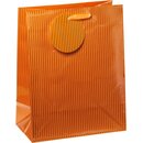 TSI 4er Pack Geschenktüte mittel ca. 18 x 10 x 23 cm N. ORANGE